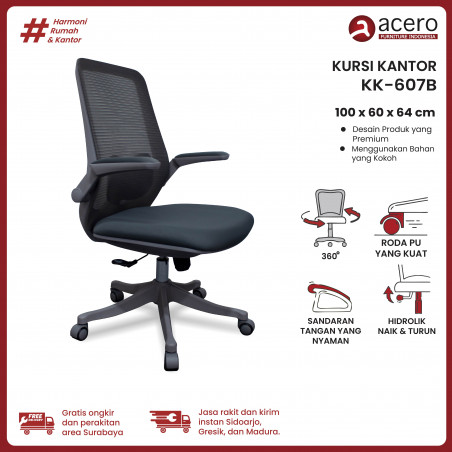 Kursi Kantor Roda - KK 607B