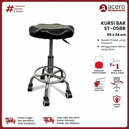 Kursi Stool Bulat - ST 058B