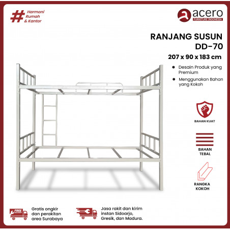 Ranjang Besi Susun 2 Kasur - DD70