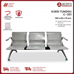 Kursi Tunggu Besi - C301