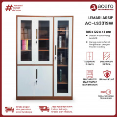 Lemari Arsip Besi Swing - AC LS 331SW