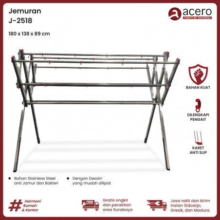Jemuran Stainless Steel - J 2518