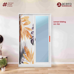 Lemari Pakaian Minimalis Modern Bahan Besi - X3 Acero Furniture