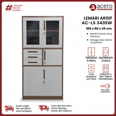 Lemari Arsip Besi Swing - ACLS-343SW