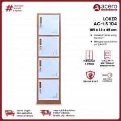 Lemari Loker Besi - ACLS 104