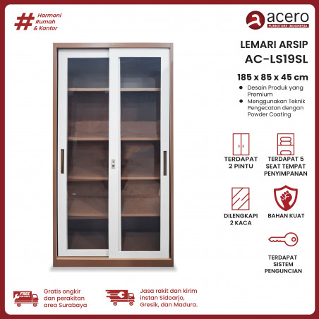 Lemari Arsip Besi Sliding - AC LS19SL